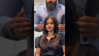 Trending feather cut 🕊️￼ salonhaircut haircare hairstyle Govind shortshair 2024shorts [upl. by Batish267]