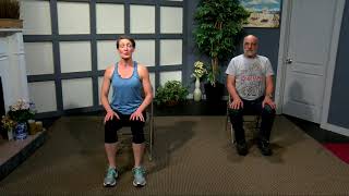 Priority One Fitness Chair Exercises for Coordination and Core Stability [upl. by Mil924]