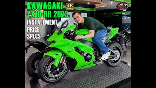 KAWASAKI NINJA ZX10 RR 2023 INSTALLMENT PRICE SPECS [upl. by Eirol]