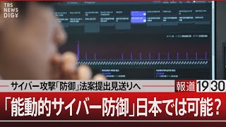 日本のセキュリティはマイナーリーグ「能動的サイバー防御」って何？【3月22日金報道1930】  TBS NEWS DIG [upl. by Elreath977]