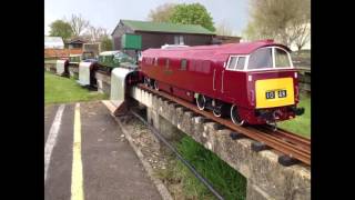 Romney Marsh Model Engineers Society Track Day 300416 [upl. by Ahsille]