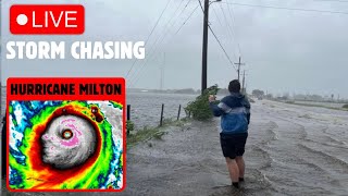 GROUND ZERO HURRICANE MILTON INTERCEPT LIVE AS IT HAPPENED [upl. by Alver22]