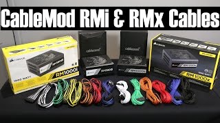 CableMod Corsair RMi and RMx Cable Kit Review amp Explanation [upl. by Moss]