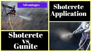 Guniting process  Shotcrete  Guniting  Shotcrete and guniting  shotcrete vs guniteDifference [upl. by Eignat]