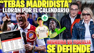 LLOROS COLCHONEROS POR EL CALENDARIO DE LA LIGA 😂 LA ESPOSA DE NEGREIRA ARREMETE CONTRA EL JUEZ [upl. by Lira245]