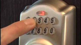 How To Use Your Schlage BE365 Keypad Deadbolt [upl. by Hayidan]