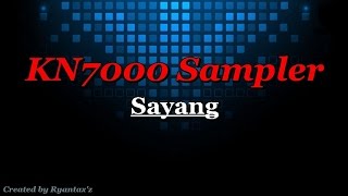 KN7000 SamplerSayang adaband [upl. by Alitta367]