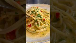 PASTA AGLIO OLIO E PEPERONCINO 🌶️🇮🇹 recetasitalianas italianfood pasta comidaitaliana [upl. by Sowell]