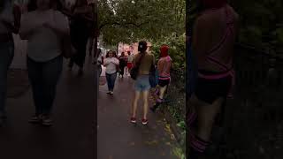 Crowd around Washington Square Park after Pride March 2024 June 30 Real Sounds Unedited [upl. by Nauq]