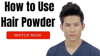 How to Use Hair Powder  TheSalonGuy [upl. by Gerstein]