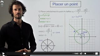 Placer un point dans un plan complexe [upl. by Yt]