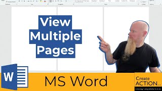 How to view multiple pages in Microsoft Word [upl. by Revart146]