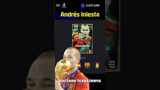 Iniesta Epic Double Booster Free Max Level efootball 2025 shorts [upl. by Airym]