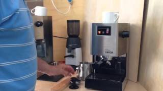 Coffee Collection Gaggia Classic Demo [upl. by Ettegdirb]