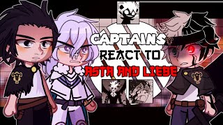 •Captains React to ASTA amp LIEBE• Black Clover [upl. by Namaan]