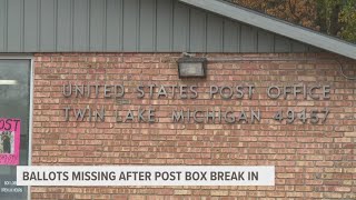 Ballots missing after break in at Twin Lake post box [upl. by Sheba749]