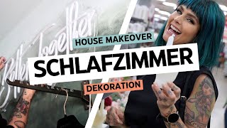 HOUSE MAKEOVER Schlafzimmer Finale  hübsche Deko Schmuckorganisation Bettwäsche und Bezüge [upl. by Fair]