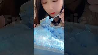 ASMR powdery ice eating [upl. by Zosema334]