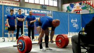 Daniele Ghirardi deadlift 3505kg cat 90kg [upl. by Leinad226]