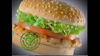 Burger King  Sandwich CroustiPoulet amp Sandwich Poulet Grillé BK  2004  Publicité [upl. by Ettelorahc]