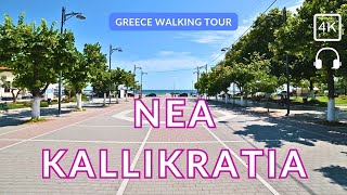 Walking Tour of Nea Kallikratia in Chalkidiki Greece [upl. by Reitrac]