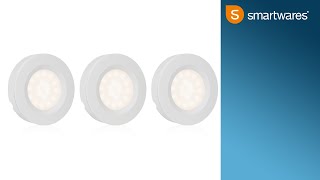 Smartwares ISL60015 LED cabinet puck lights [upl. by Emearg]