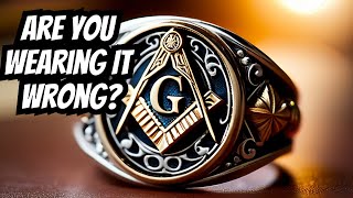 This will CHANGE the way you wear your Masonic Ring FOREVER [upl. by Auos775]