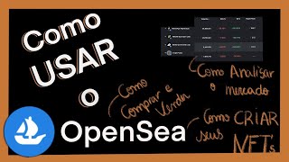 Tutorial Como Usar o OPENSEA  Como Criar um NFT no Opensea  Como Comprar e Vender NFTs no Opensea [upl. by Berga]