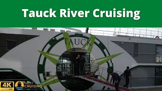 Tauck River Cruise  MS Joy  Sail Away from Amsterdam the Netherlands 4K [upl. by Katherine]