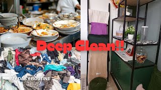 How I Speed Clean The Entire House in Under an Hour Kitchen Living Room amp More [upl. by Notnroht]