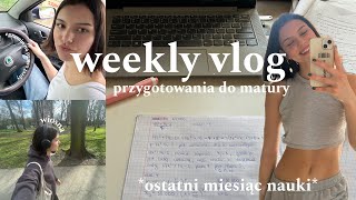 weekly vlog 🌤️ czy zdałam prawko  przygotowania do matury początek wiosny i intensywny czas 📚 [upl. by Herbst353]