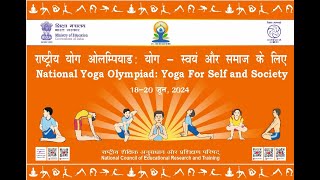 Secondary Girls  National Yoga Olympiad 2024 [upl. by Tengler741]