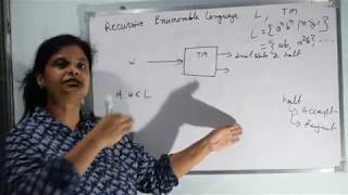 511 Automata  Recursive and Recursive Enumerable Language  Dr Pushpa Choudhary Hindi [upl. by Ikir]