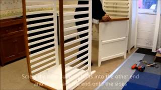 How to build a Mothercare Summer Oak Cot [upl. by Hosea]