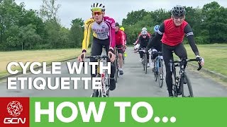 Guide To Sportive Etiquette  Ridesmart [upl. by Anwadal]