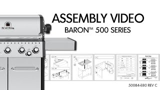 Baron 500 Series Assembly  Broil King  European Model [upl. by Singband]