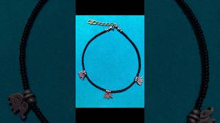 Diy Beads Ankletanklet makingankletmakingankletdesignbeadsjewelrymakingdiybeadsmalaviralshort [upl. by Anyaled]