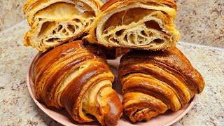 como hacer croissants amano super esponjados [upl. by Nikolas]