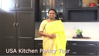 USA House Pantry Tour in Tamil  Kitchen Pantry Tour in Tamil  Anitha Samys world [upl. by Ennairej]