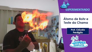 ATOMO DE BOHR E TESTE DA CHAMA Prof Cláudio Perdigão [upl. by Raseta490]