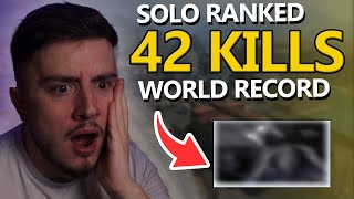 😱 42KILLS SOLO RANKED REBIRTH ISLAND WORLD RECORD sur Call of Duty Warzone [upl. by Asserat]