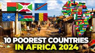 Top 10 poorest countries in Africa 20232024 updates [upl. by Yelhs]