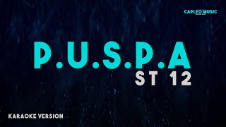 ST 12  PUSPA Karaoke Version [upl. by Annauj]