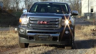 2015 GMC Canyon SLT 4x4 Test Drive Video Review  MidSize Pickup Truck [upl. by Stanislaus]