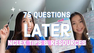 How I Studied for the NCLEXRN  2nd Time Test Taker  Free NCLEX Resources  Passed in 75 Questions [upl. by Heinrike]