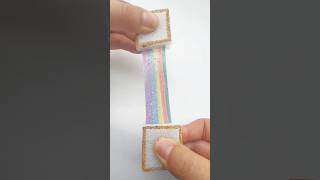 DIY Rainbow Bread Fidget Toy🍞🌈with Nano tape 실리콘 craft art [upl. by Gustin]