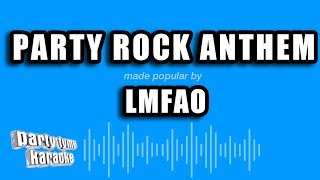 LMFAO  Party Rock Anthem Karaoke Version [upl. by Akcimehs]