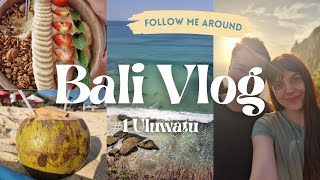 Bali Vlog 1  Uluwatus Strände Surfen amp Tempel 🌴 [upl. by Yreva]