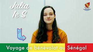 Voyage de bénévolat au Sénégal  2018  témoignage de Julia [upl. by Neraa]