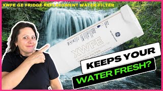 Easy GE Fridge Water Filter Replacement  XWFE Review amp Demo [upl. by Adila]